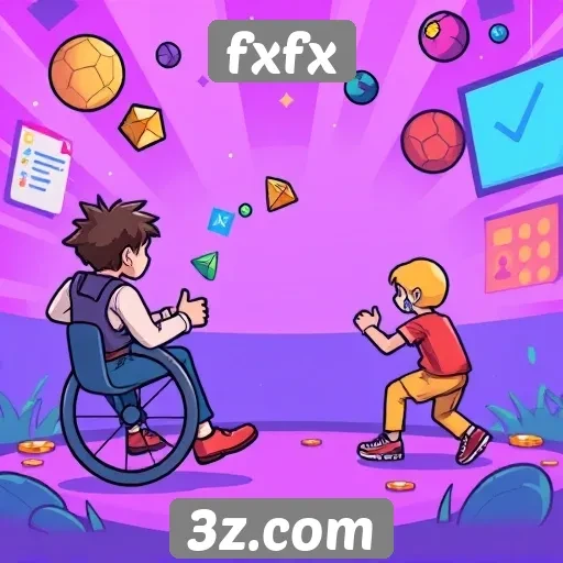 Acessibilidade e inclusão no site de jogos fxfx