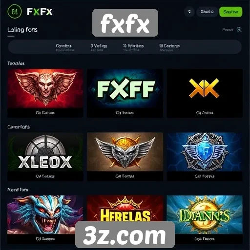 fxfx oferece ampla variedade de jogos online